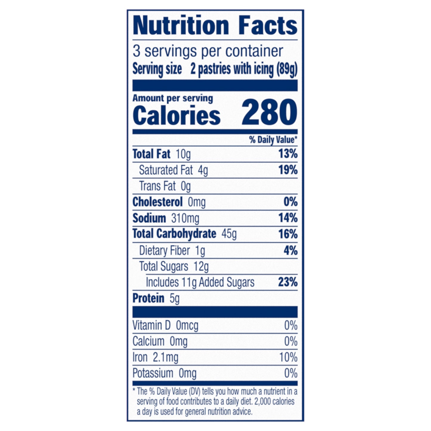 Pillsbury Toaster Donut Pastries, Frosted Frozen Pastries, 6 Count, 9.5 oz