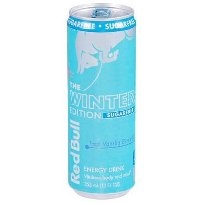 Red Bull The Winter Edition Sugarfree Iced Vanilla Berry Energy Drink 12 fl oz