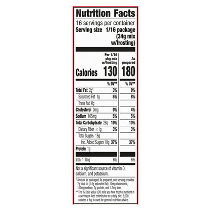Betty Crocker Delights Supreme Frosted Brownie Mix, 19.1 oz.