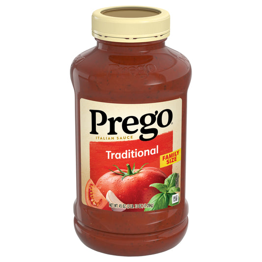 Prego Traditional Italian Sauce Family Size 45 oz