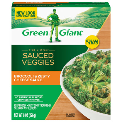 Green Giant Sauced Broccoli & Zesty Cheese Sauce 8 oz