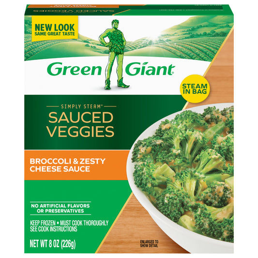 Green Giant Sauced Broccoli & Zesty Cheese Sauce 8 oz