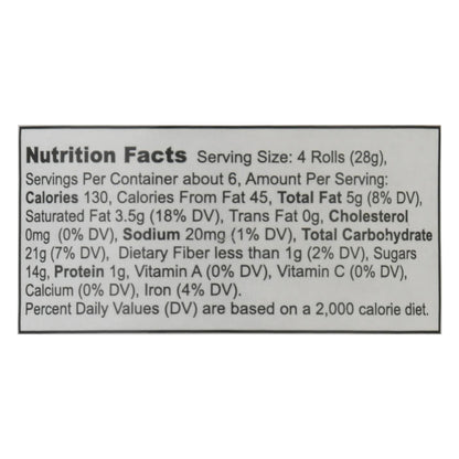 Global Brands Chocolate Cream Filled Waffy Wafer Roll 5.68 oz