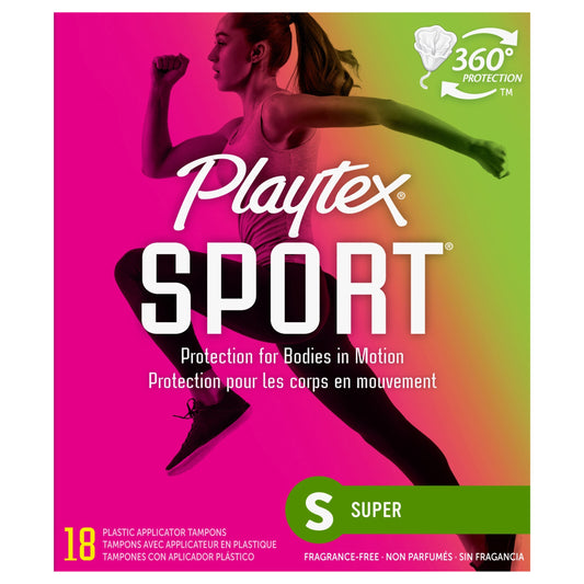 Playtex Sport Tampons Super Absorbency Unscented