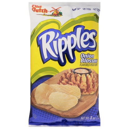 Old Dutch Ripples Onion Blossom Potato Chips 8 oz