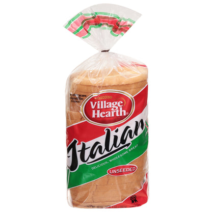 Village Hearth Unseeded Italian Bread 20 oz