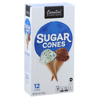 Essential Everyday Sugar Cones 12 ea