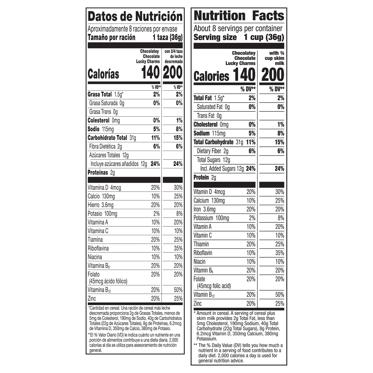 Lucky Charms Chocolatey Chocolate Cereal with Marshmallows, Kids Breakfast Cereal, Made with Whole Grain, 10.6 oz