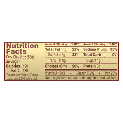 Oscar Mayer Braunschweiger Liver Sausage, 8 oz. Pack
