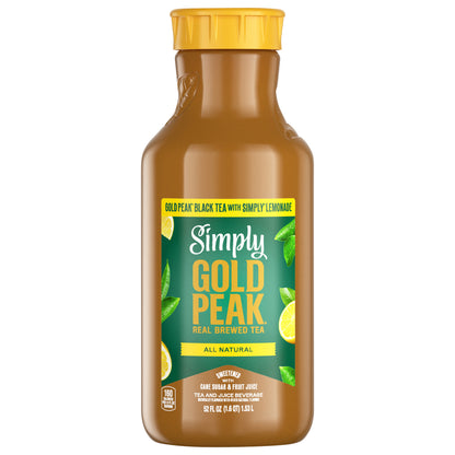 Simply Gold Peak - Tea & Lemonade Bottle, 52 fl oz