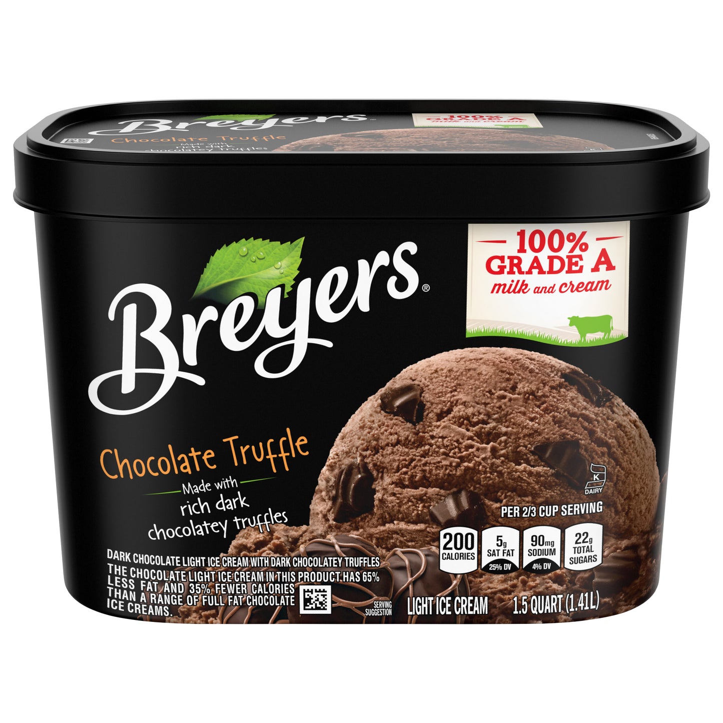 Breyers Original Chocolate Truffle Light Ice Cream