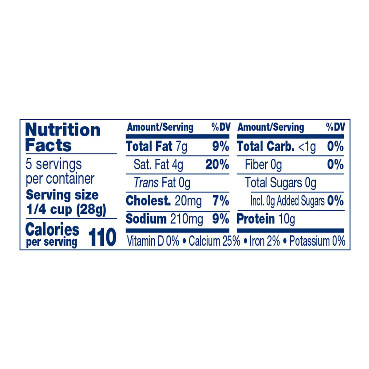 Crystal Farms Shredded Parmesan Cheese Cup, 5 oz