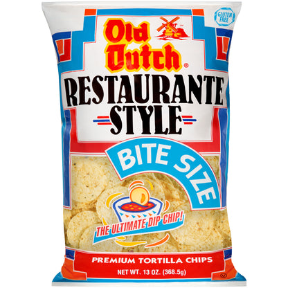 Old Dutch® Restaurante Style Bite Size Premium Tortilla Chips 13 oz. Bag