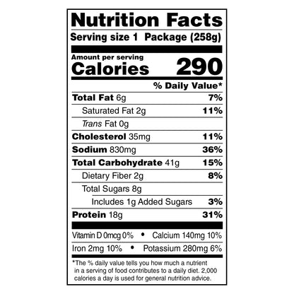 Smart Ones Swedish Meatballs Frozen Meal, 9.12 oz Box