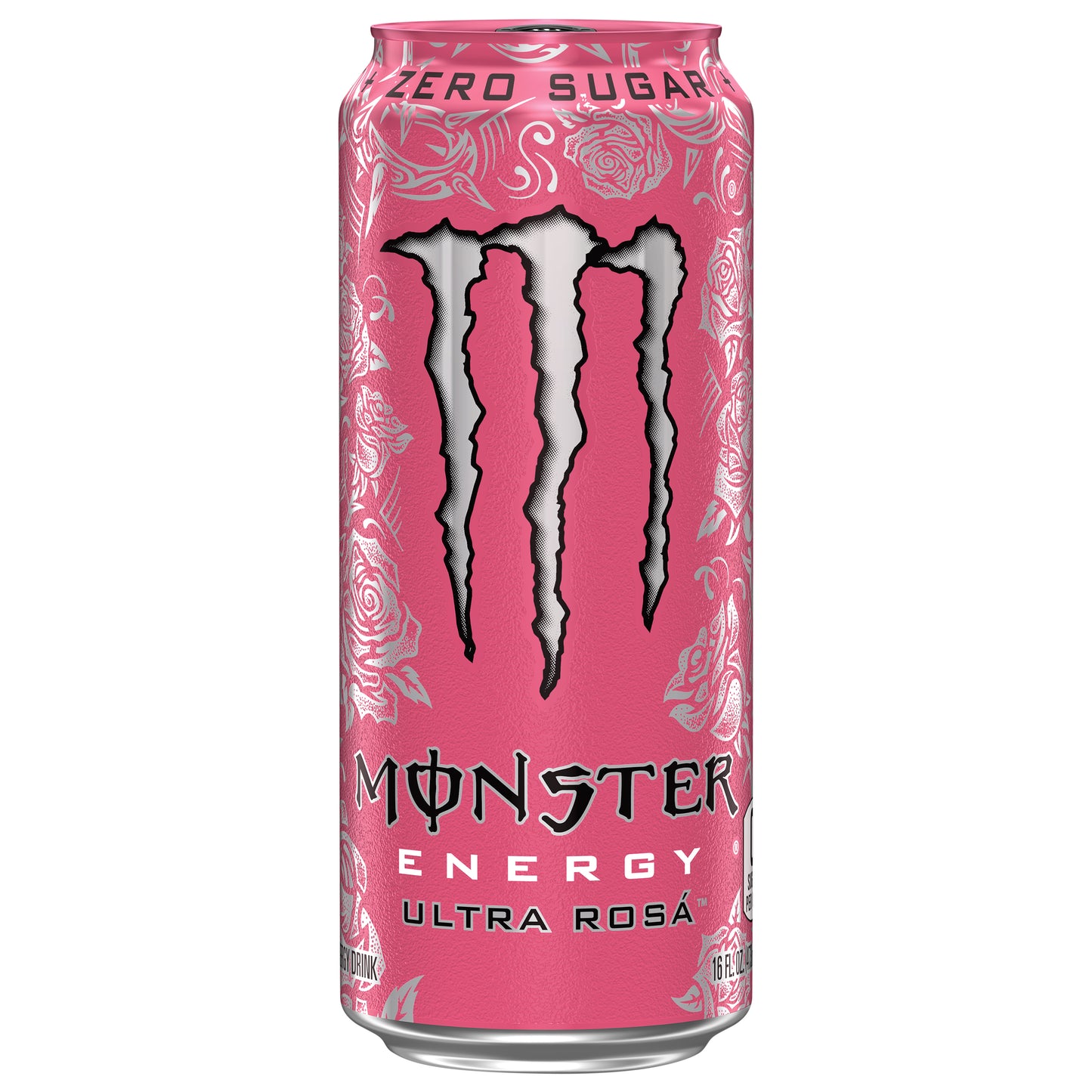 Monster Energy Zero Sugar Ultra Rosa Energy Drink 16 fl oz