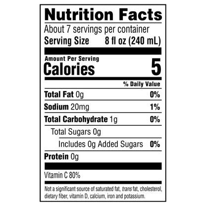 Minute Maid Zero Sugar Mango Passion Fruit Bottle, 52 fl oz