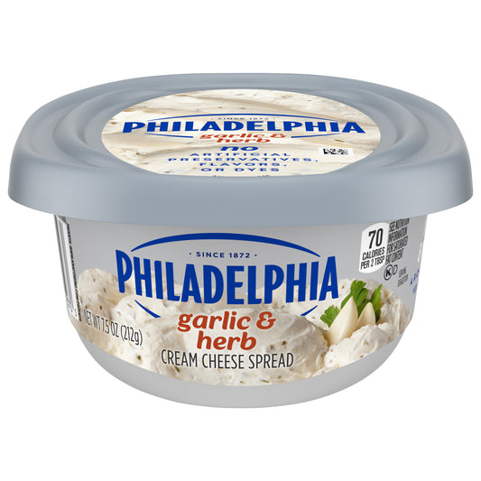 Philadelphia Garlic & Herb Cream Cheese Spread 7.5 oz