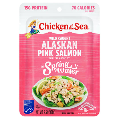 Chicken of the Sea Skinless/Boneless Pink Salmon Pouch 2.5 ounces