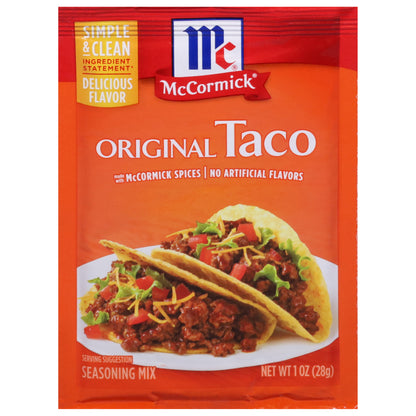 McCormick Taco Original Seasoning Mix 1 oz
