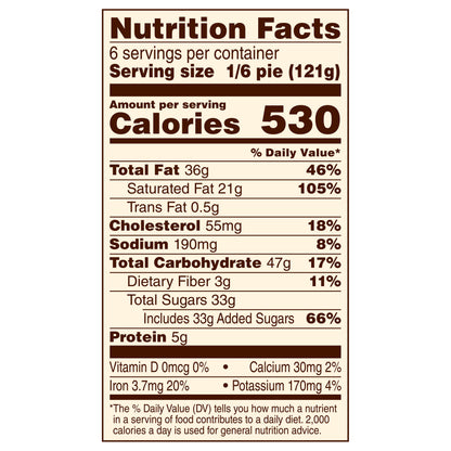 Marie Callender's Chocolate Satin Pie Frozen Dessert, 25.6 Ounce
