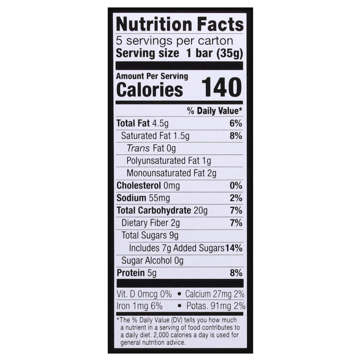 Kind Kids Chocolate Chip Bars 5 - 1.2 oz Bars