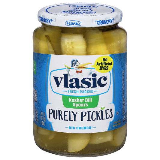 Vlasic Purely Pickles Kosher Dill Spears 24 fl oz
