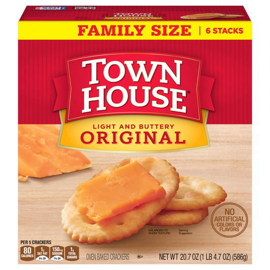 Town House Original Oven Baked Crackers - 20.7 oz