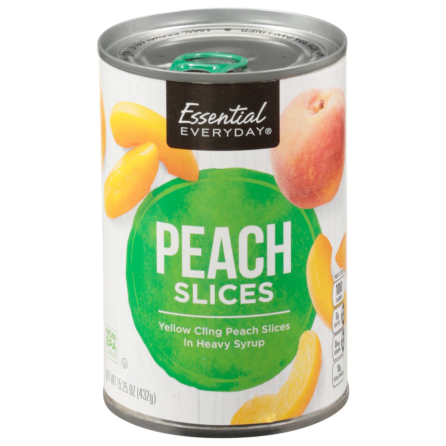 Essential Everyday Slices Peach Slices 15.25 oz