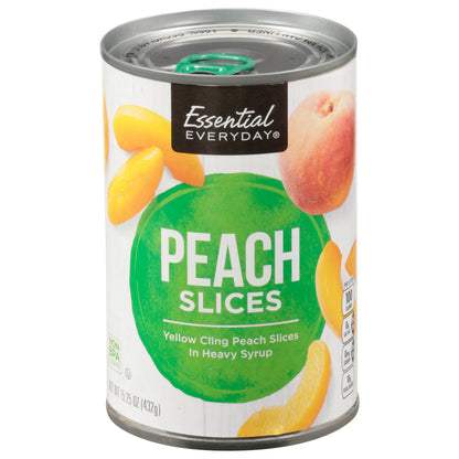 Essential Everyday Slices Peach Slices 15.25 oz