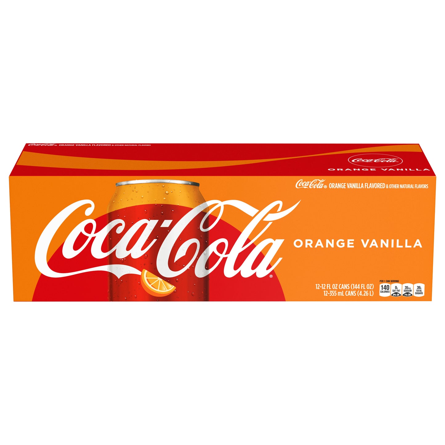 Coca-Cola Orange Vanilla Fridge Pack Cans, 12 fl oz, 12 Pack