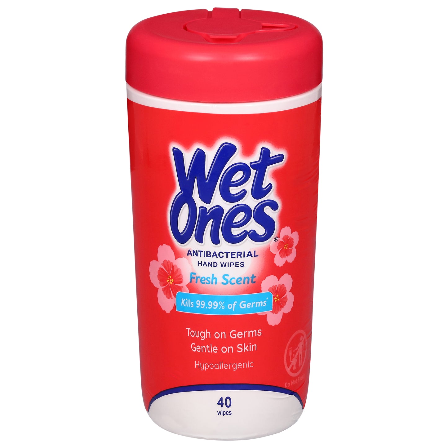 Wet Ones Antibacterial Fresh Scent Hand Wipes 40 ea