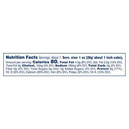 Kraft Reduced Fat Mild Cheddar Protein 7 oz Block