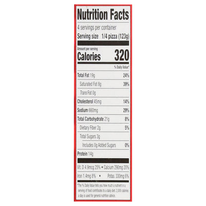 Bellatoria Ultra Thin Crust Ultimate Combo Pizza 17.41 oz