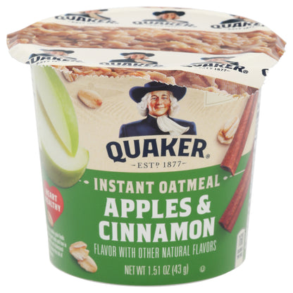 Quaker Apples & Cinnamon Instant Oatmeal 1.51 oz