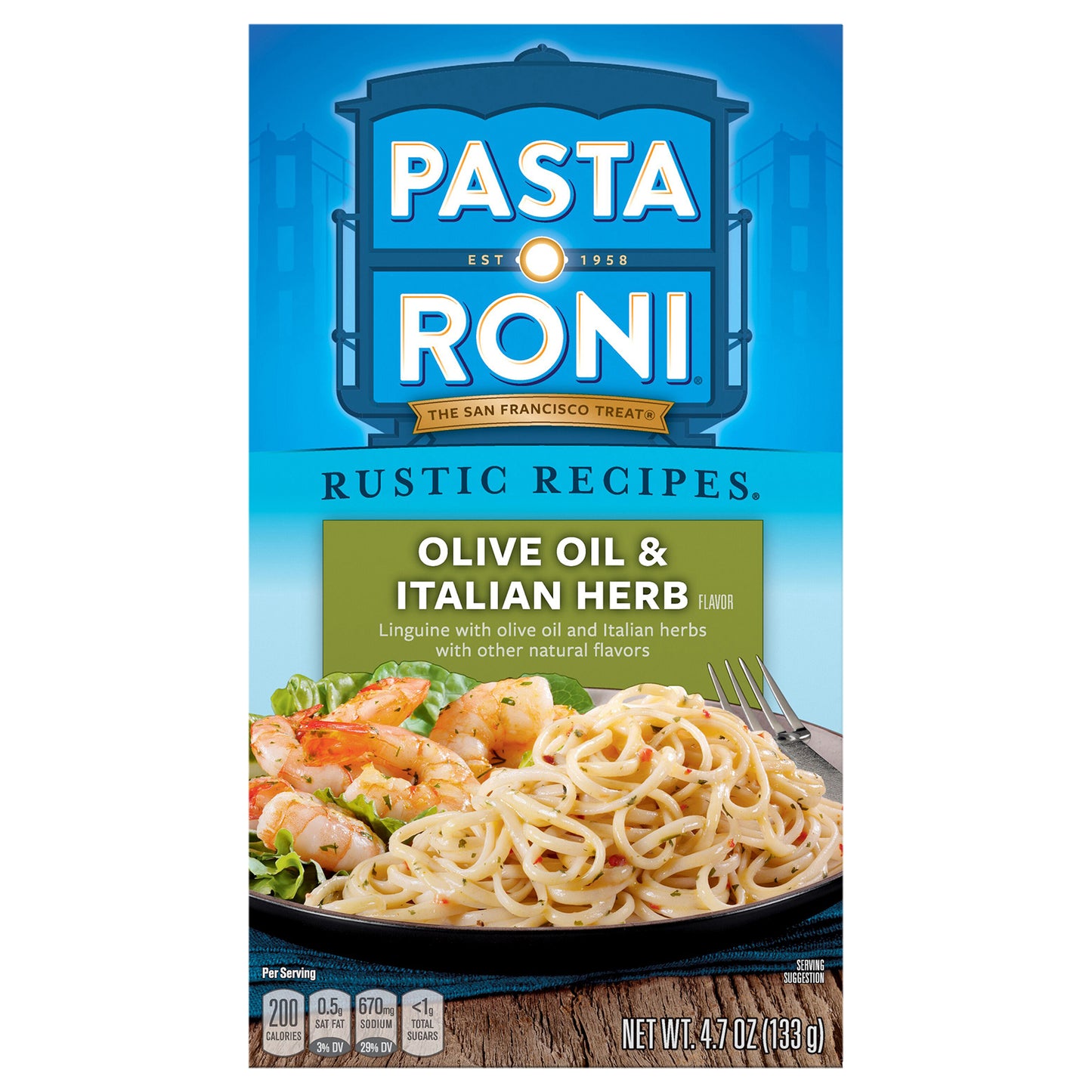 Pasta Roni Linguine With Olive Oil & Italian Herb Flavor 4.7 Oz