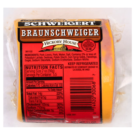 Schweigert Braunschweiger 11 oz