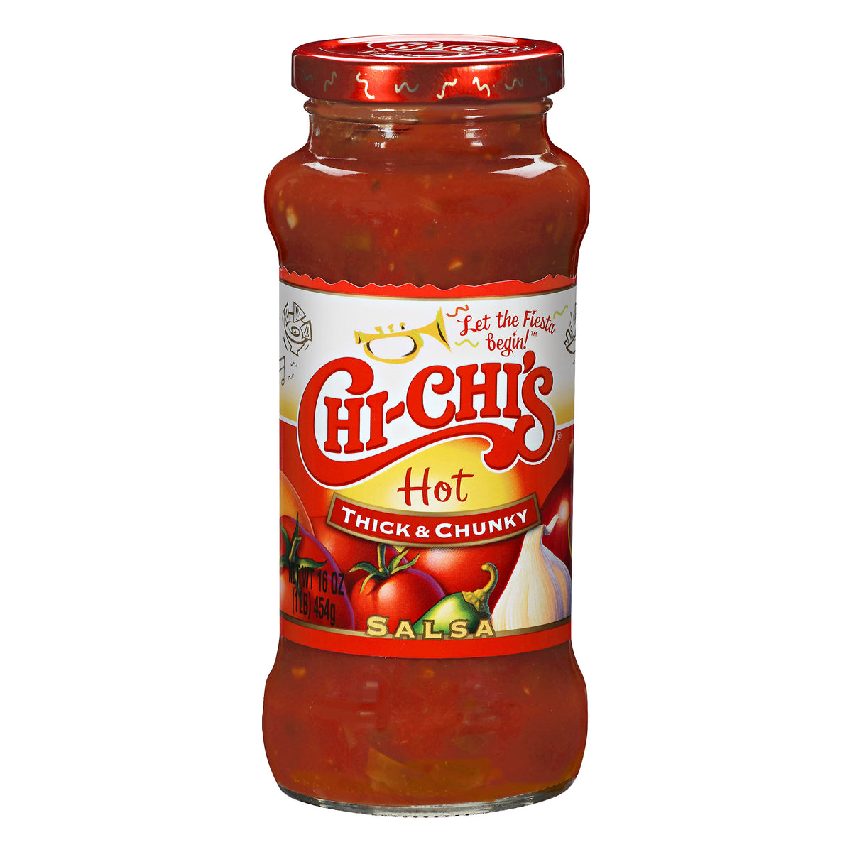 Chi-Chi's® Hot Thick & Chunky Salsa 16 oz. Jar