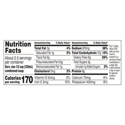 Campbell's Bean with Bacon Condensed Soup 11.25 oz