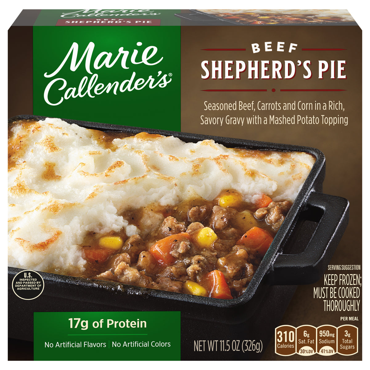 Marie Callender's Beef Shepherd's Pie Frozen Meal, 11.5 oz.