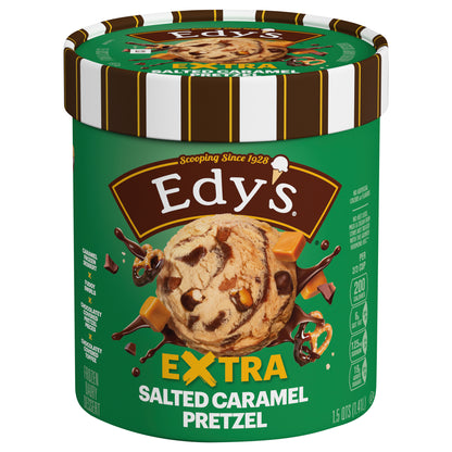 Edy's Extra Salted Caramel Pretzel, 1.5 Qt