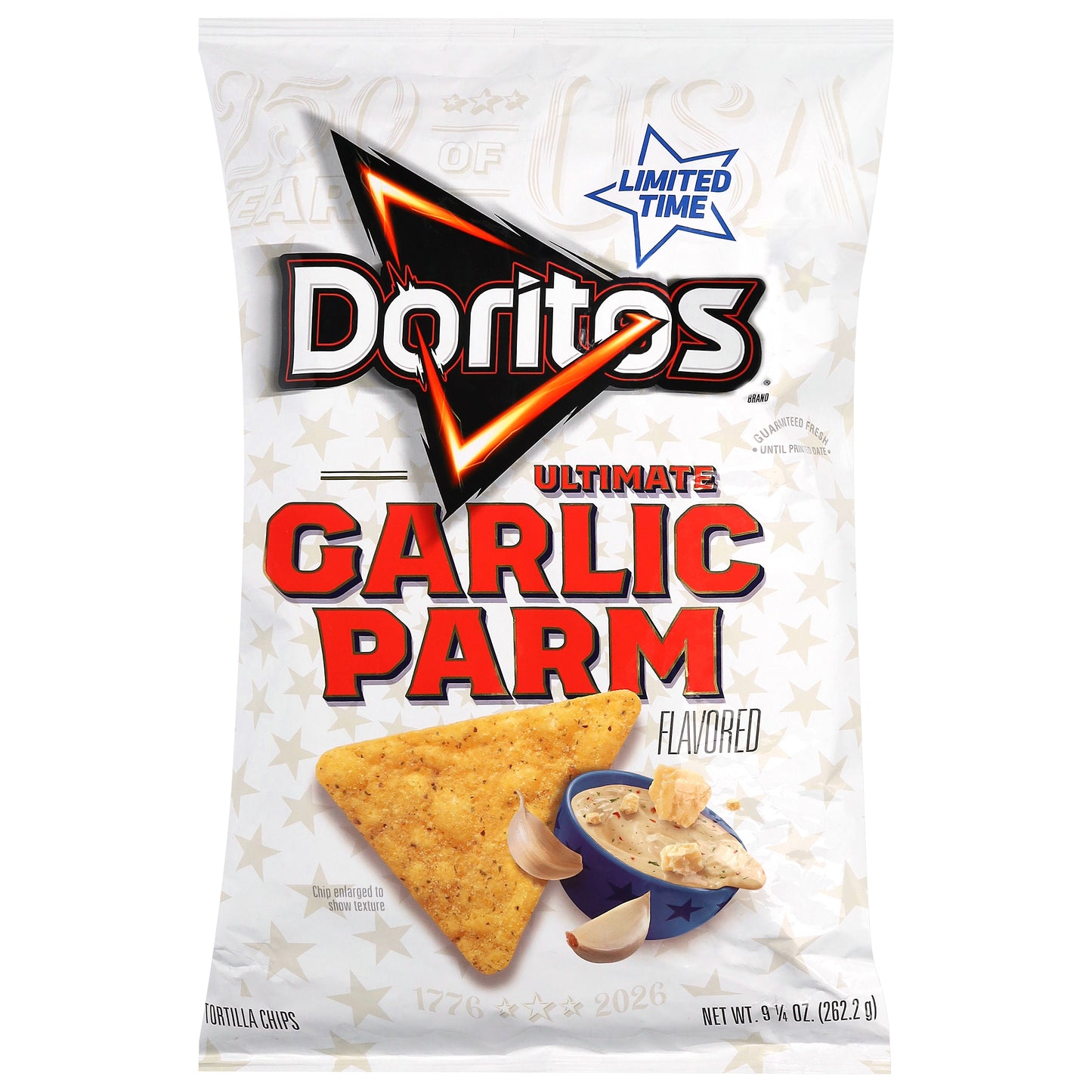 Doritos Ultimate Garlic Parm Flavored Tortilla Chips 9.25 oz