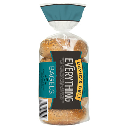 David's Deli Everything Bagels, 5 ct.
