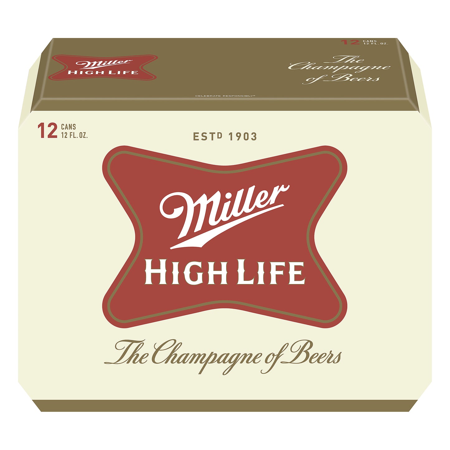 Miller High Life Beer 12 ea