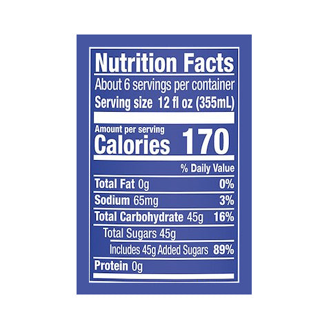 Crush Sour Patch Kids Berry Soda 2.1 qt