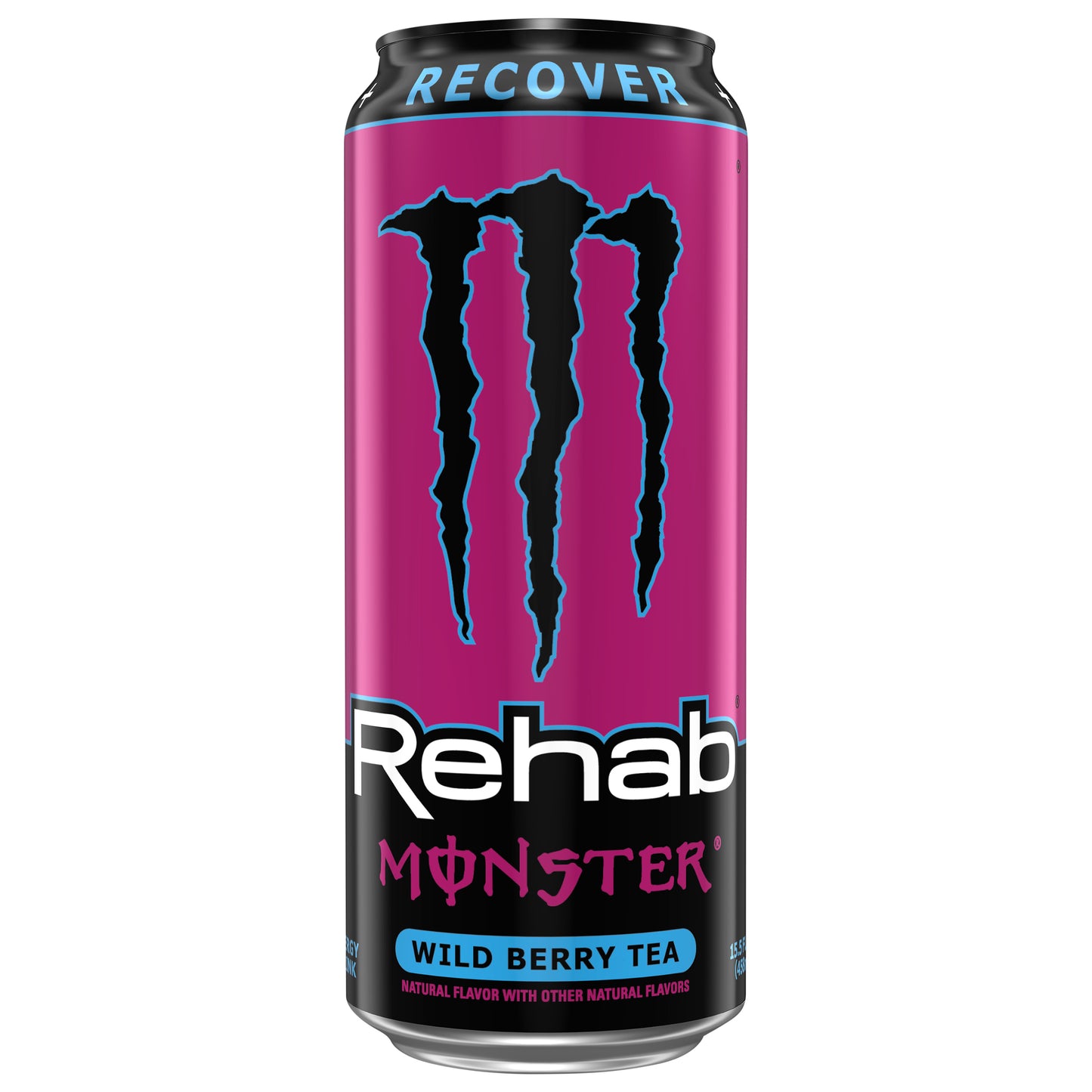 Rehab Monster Wild Berry Tea Energy Drink 15.5 fl oz