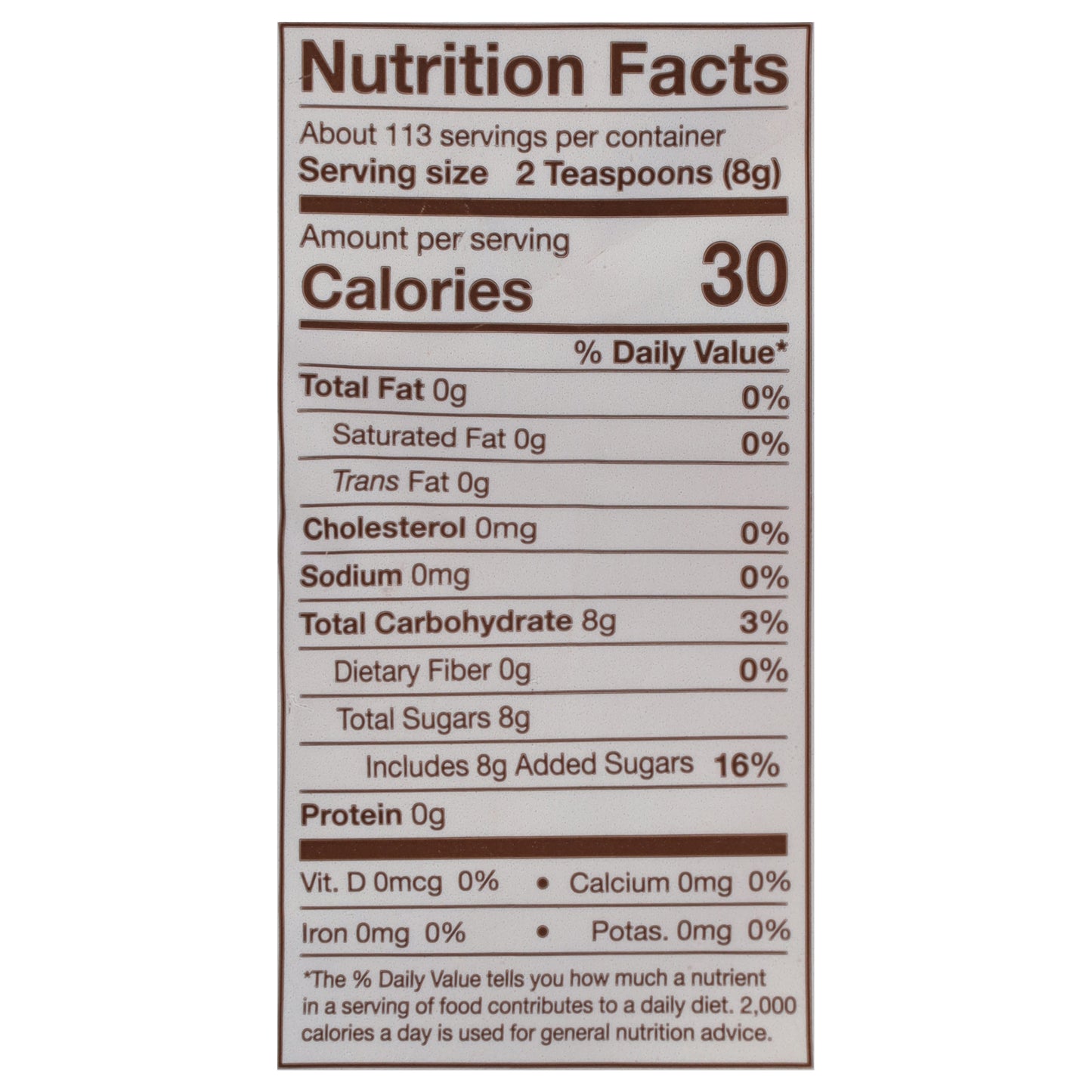 Crystal Sugar Dark Brown Sugar 2 lb