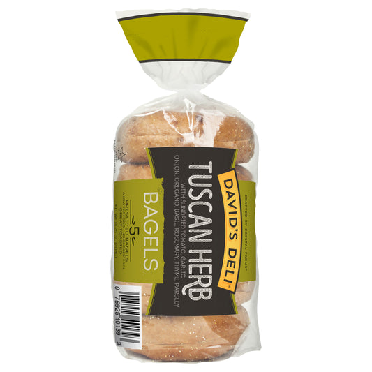 David's Deli Tuscan Style Herb Bagels, 5 ct.