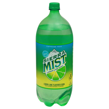 Sierra Mist Lemon Lime Flavored Soda 2 lt