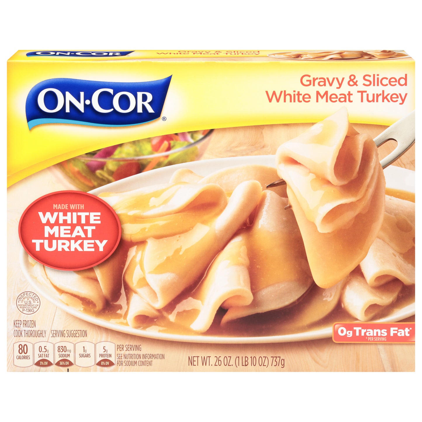 On-Cor Gravy & Sliced White Meat Turkey 26 oz