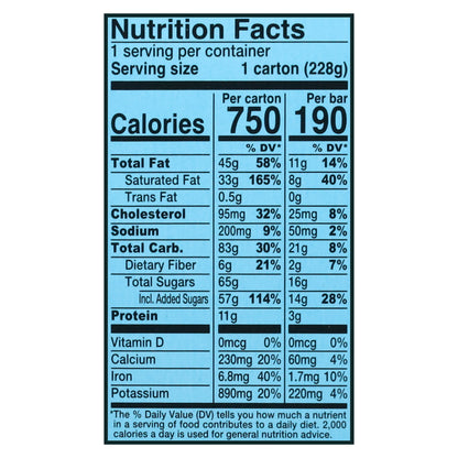 Ben & Jerry's Chocolate Fudge Brownie Ice Cream Bars 4 - 2.5 fl oz Bars